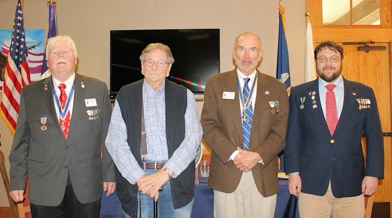 LASSAR Russ Godwin inducted the 2025-2026 Chapter Officers: President, A. Gervais Compton, Jr. (III); Chaplain, Clyde Neck; and Secretary / Treasurer / Registrar Brent Morock.  Vice President, Darrell Poole, Ph.D., not pictured.