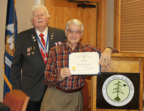 President Compton and Jay Bolen